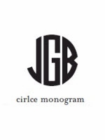 circle monogram