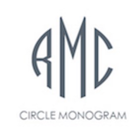 circle monogram