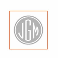 circle with background monogram