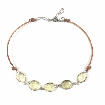 Citrine Isadora Statement Choker