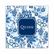 classic floral blue coaster square paper coaster<br>set of 50