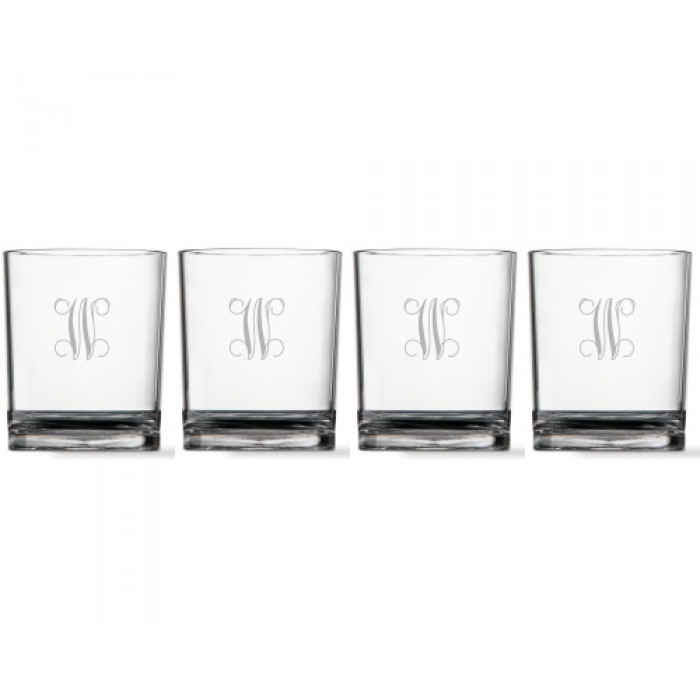 classic old fashioned acrylic glasses