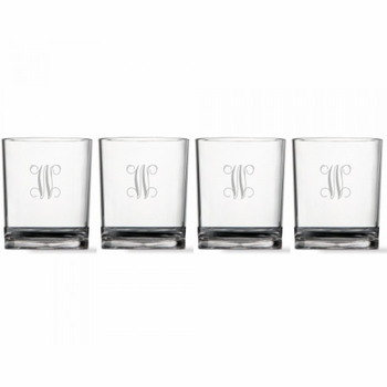 Classic Old Fashioned Acrylic Glasses