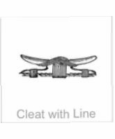 cleat with line