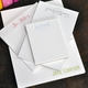 combo sets of personalized notepads