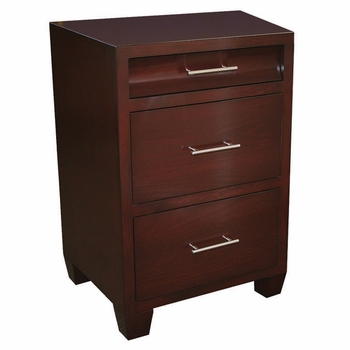 contempo concave nightstand