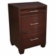 contempo concave nightstand