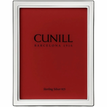 Contemporary Plain' 4x6 Non-Tarnish Sterling Silver Picture Frame