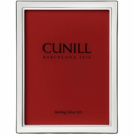 Contemporary Plain' 4x6 Non-Tarnish Sterling Silver Picture Frame