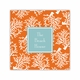 coral repeat coaster square paper coaster<br>set of 50