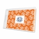 coral repeat lucite tray - large