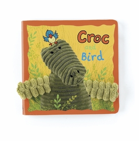 cordy croc and bird board book by jelly cat