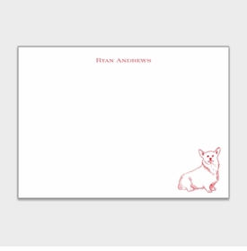 Corgi Personalized Kids Stationery