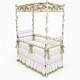 Corsican blossom canopy crib
