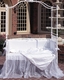 Corsican Bunny Iron Canopy Crib 41028