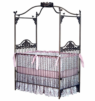 corsican garden canopy iron crib 40410