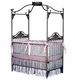 corsican garden canopy iron crib 40410
