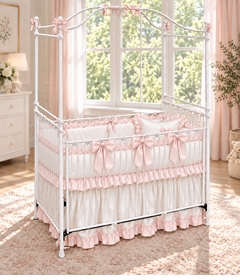 corsican iron bows canopy crib