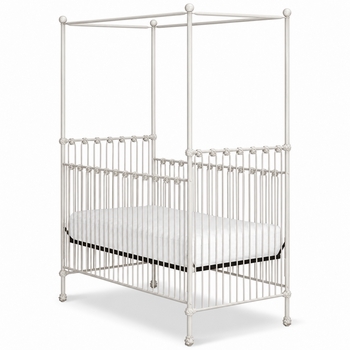 corsican iron canopy crib 40568 - ball finials