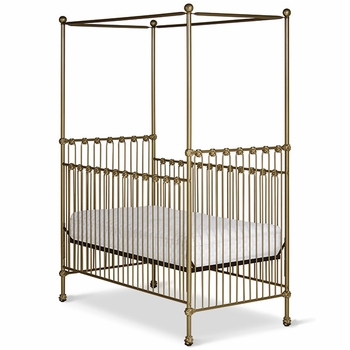 corsican iron canopy crib 40568 - ball finials