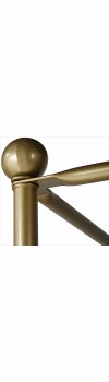 corsican iron canopy crib 40568 - ball finials