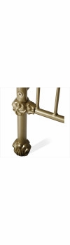 corsican iron canopy crib 40568 - ball finials