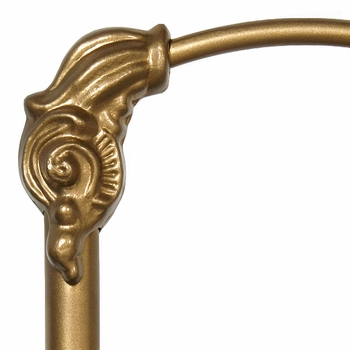 corsican iron canopy crib 40568 - ball finials