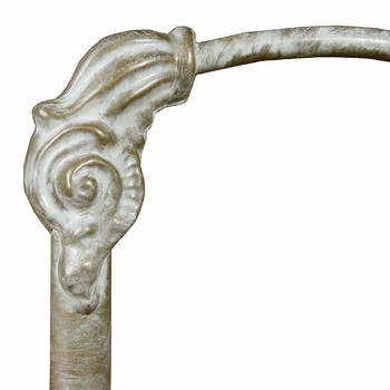 corsican iron canopy crib 40568 - ball finials
