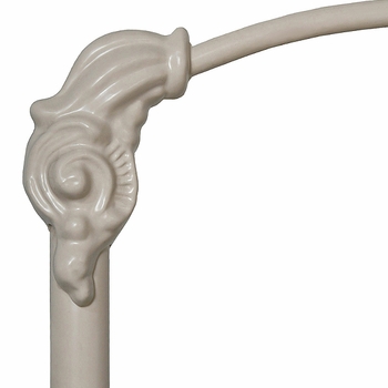 corsican iron canopy crib 40568 - ball finials