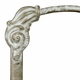 corsican iron canopy crib 40568 - ball finials