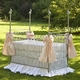 Corsican Stationery Four Post Crib 6778