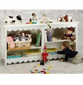 Cottage Bookcase - Blue Gingham