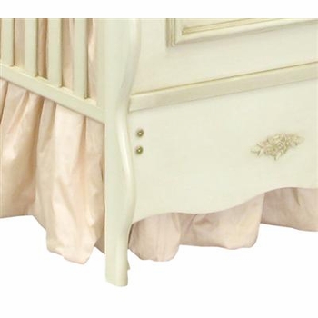 cottage floral crib (versaille creme)