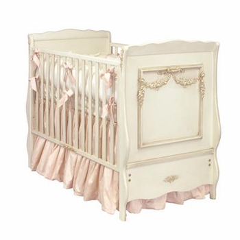 cottage floral crib (versaille creme)