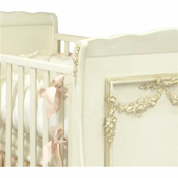 cottage floral crib (versaille creme)