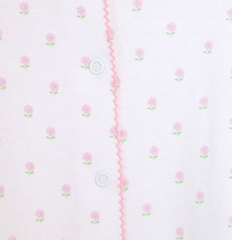 Pima Cotton Footie Set with Flowers