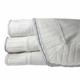 cotton jersey baby blanket with pointelle border