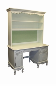 Country French Computer Desk & Hutch