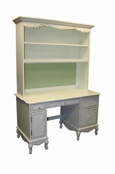 Country French Computer Desk & Hutch