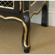 Country French Night Table (Black - Gilding)