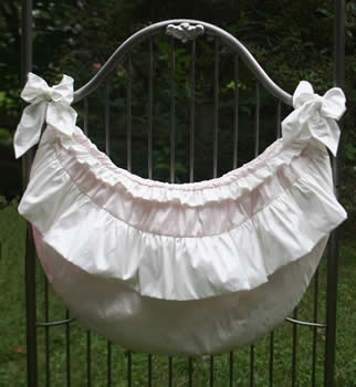 crib toy bag - silk