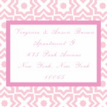 Cross My Heart Pink Baptism Invitations