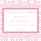 Cross My Heart Pink Baptism Invitations