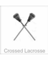 crossed lacrosse