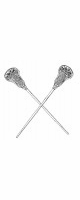 crossed lacrosse sticks