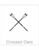 crossed oars