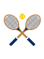 crossed racquets