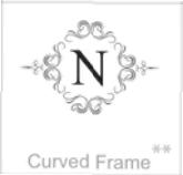 soundview millworks monograms and frames curved frame