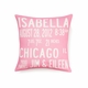 Custom Birth Announcement Pillow