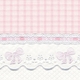 custom crib ensemble (white honeycomb and hopper pink)